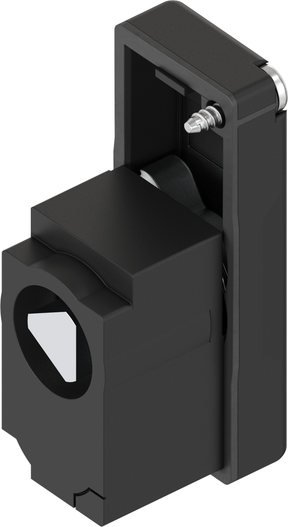 Locking set with insert triangular 10, Polyamide GF black | EMKA